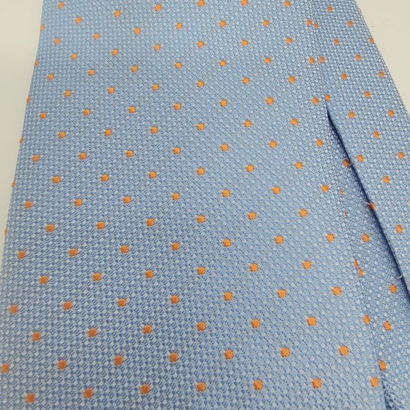 Vintage VENETTO COLLECTION MEN'S Classic TIE Blue 100% POLYESTER Grenadine - Picture 6 of 7
